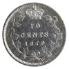 1870 Wide O Canada 10-cents ICCS Certified EF-40