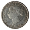 1870 Wide O Canada 10-cents ICCS Certified F12
