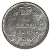 1871H Canada 10-cents ICCS Certified MS-62 (XHT 113)