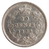1871H Canada 10-cents ICCS Certified EF-40