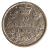 1872H Canada 10-cents ICCS Certified AU55