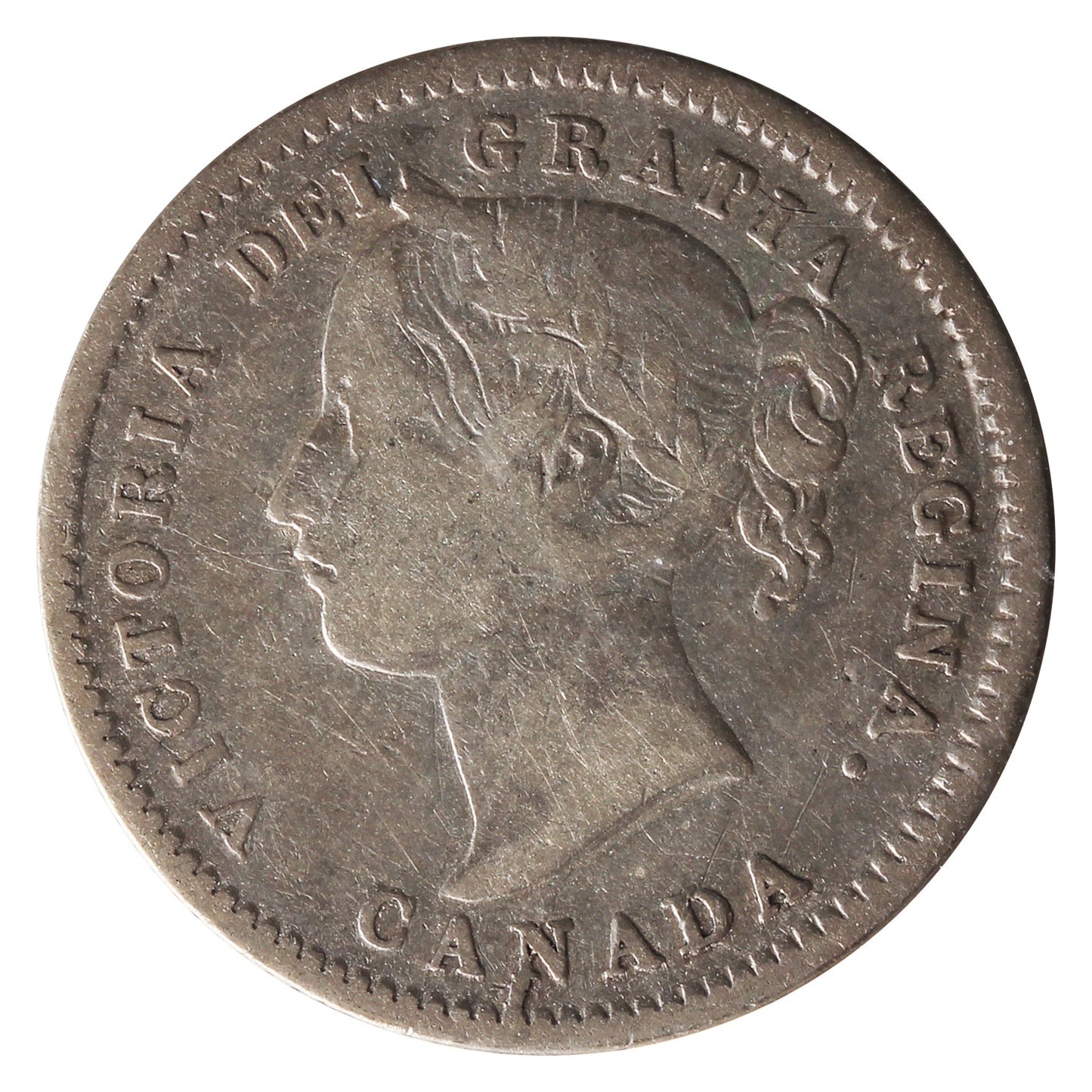 1872H Canada 10-cents ICCS Certified VG10