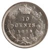 1874H Canada 10-cents ICCS Certified MS63 Cameo (XHT 115)