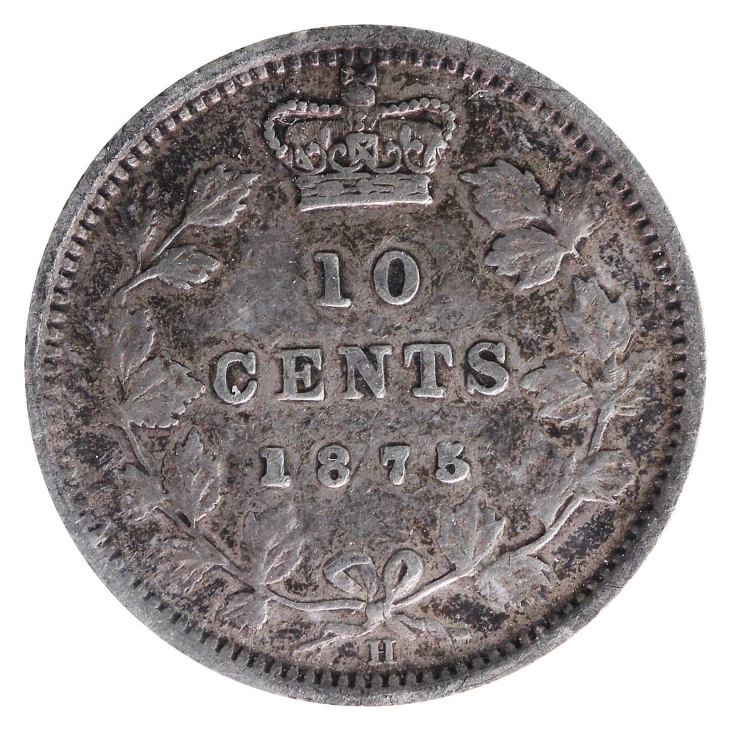 1875H Canada 10-cents ICCS Certified VF20