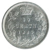 1880H Obv. 1 Canada 10-cents ICCS Certified EF45