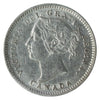 1881H Obv. 2 Canada 10-cents ICCS Certified EF45