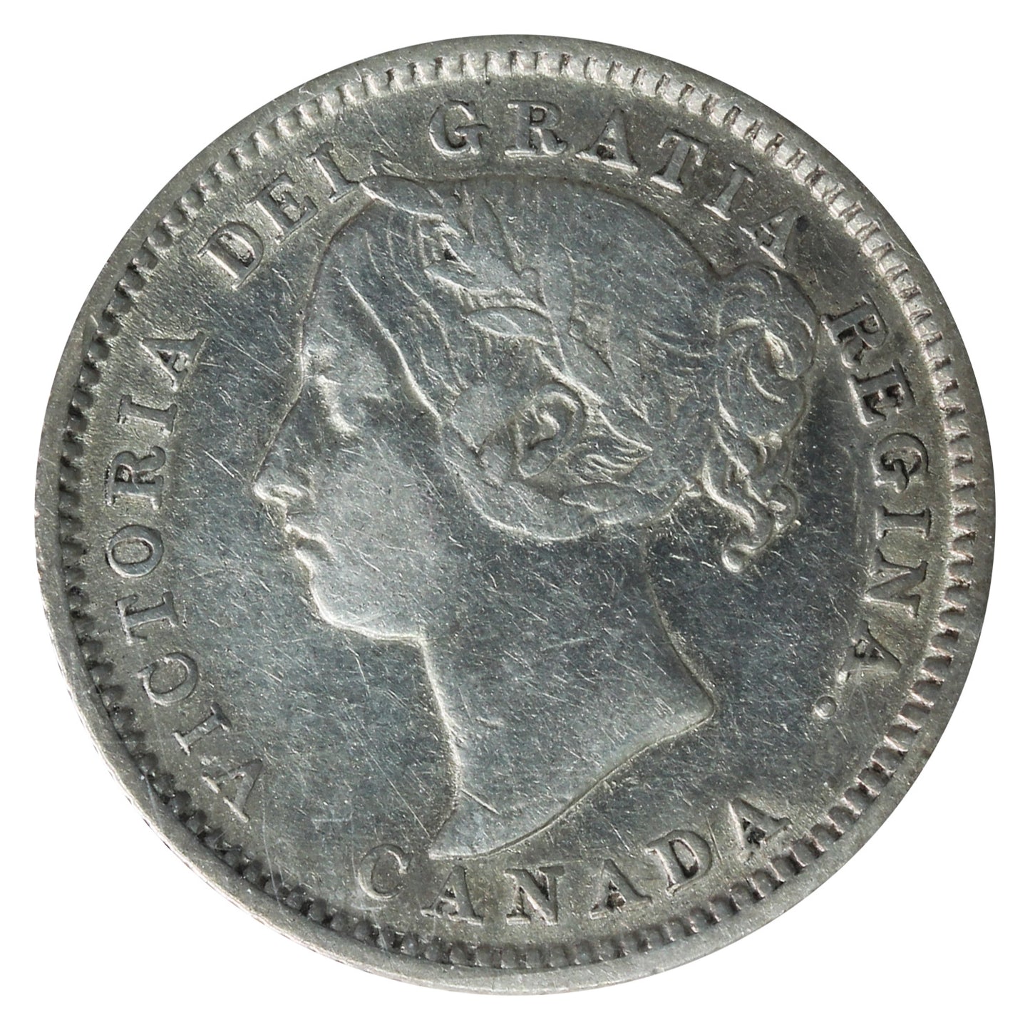 1887 Canada 10-cents ICCS Certified VF20