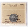 1888 Canada 10-cents ICCS Certified EF40
