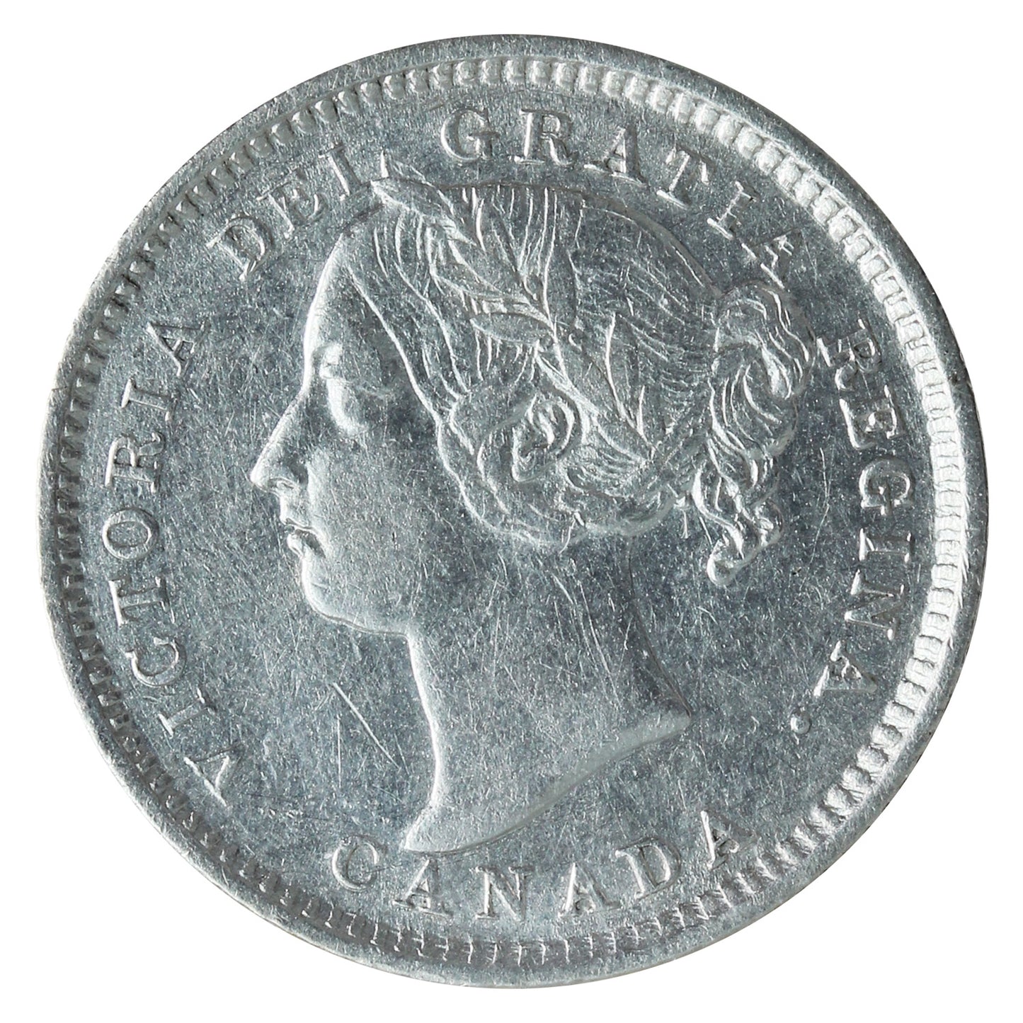 1888 Canada 10-cents ICCS Certified EF40