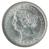 1891 22 Leaves Canada 10-cents ICCS Certified AU55