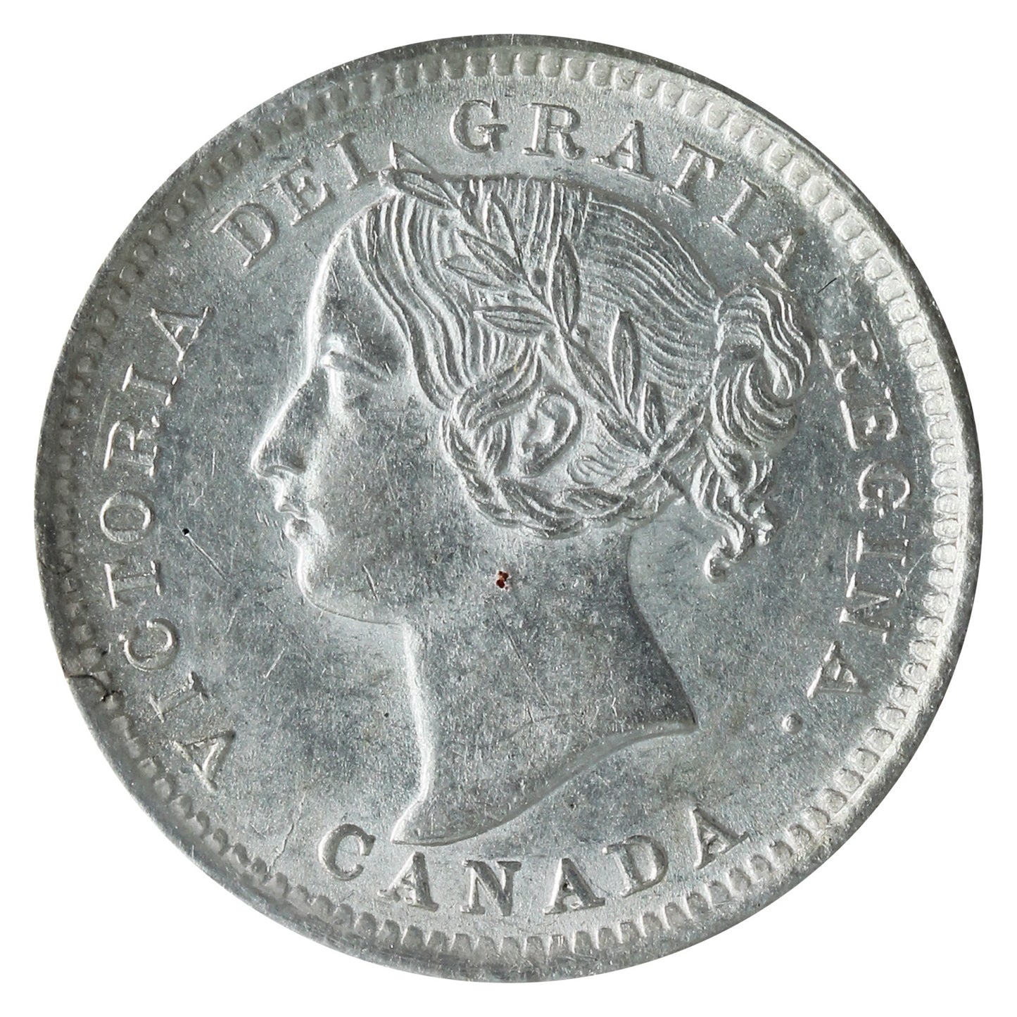 1899 Small 9s Canada 10-cents ICCS Certified MS60 (XXR 648)