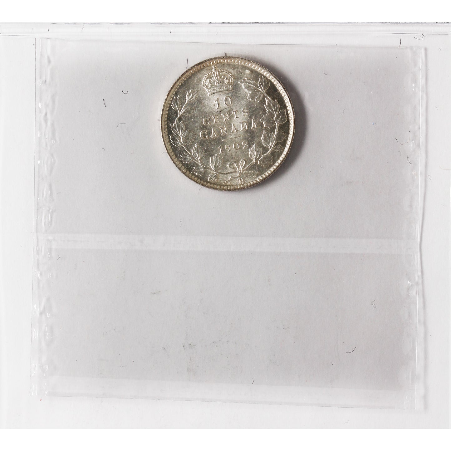 1902H Canada 10-cents ICCS Certified MS65 (XAM 202)
