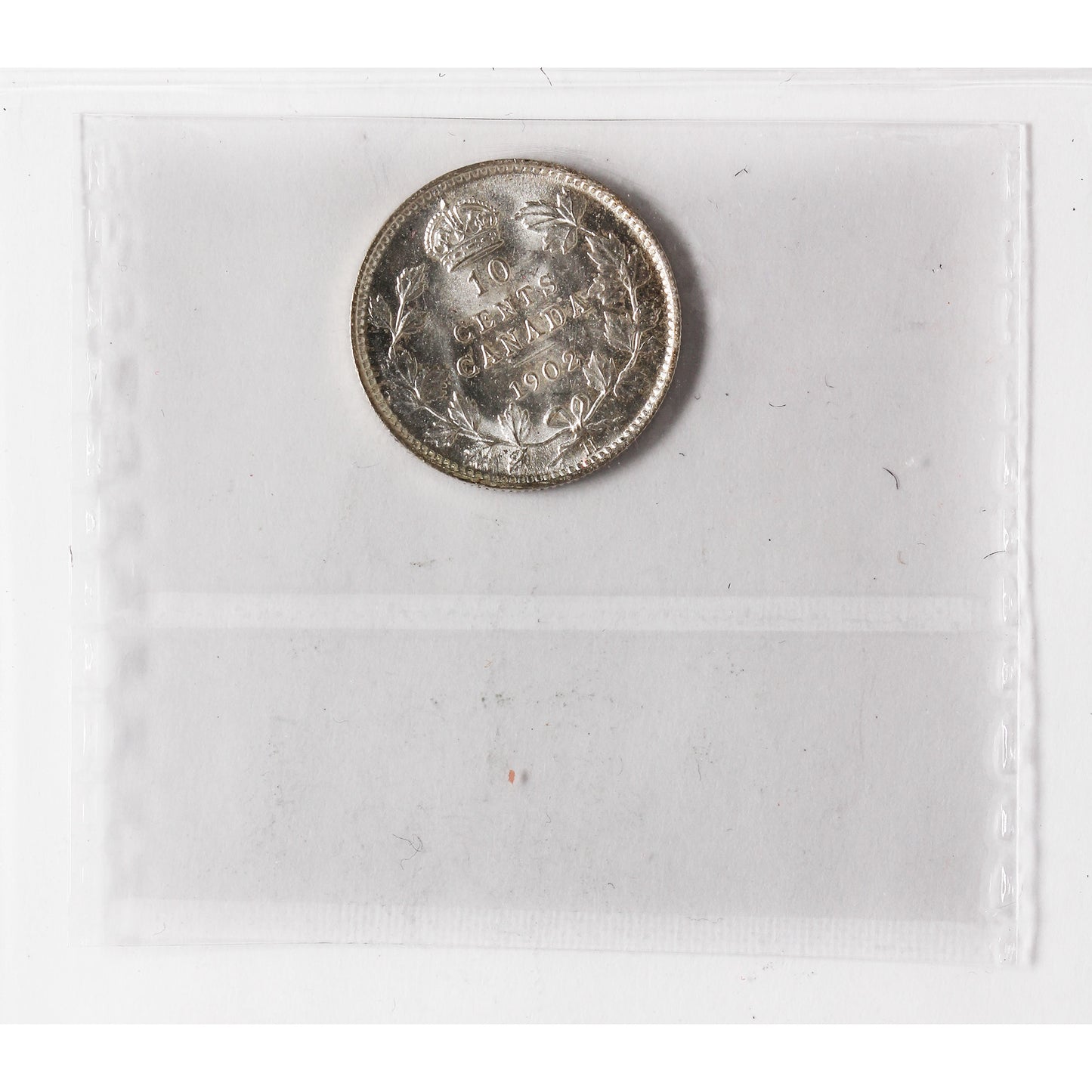 1902H Canada 10-cents ICCS Certified MS64 (XVR 255)