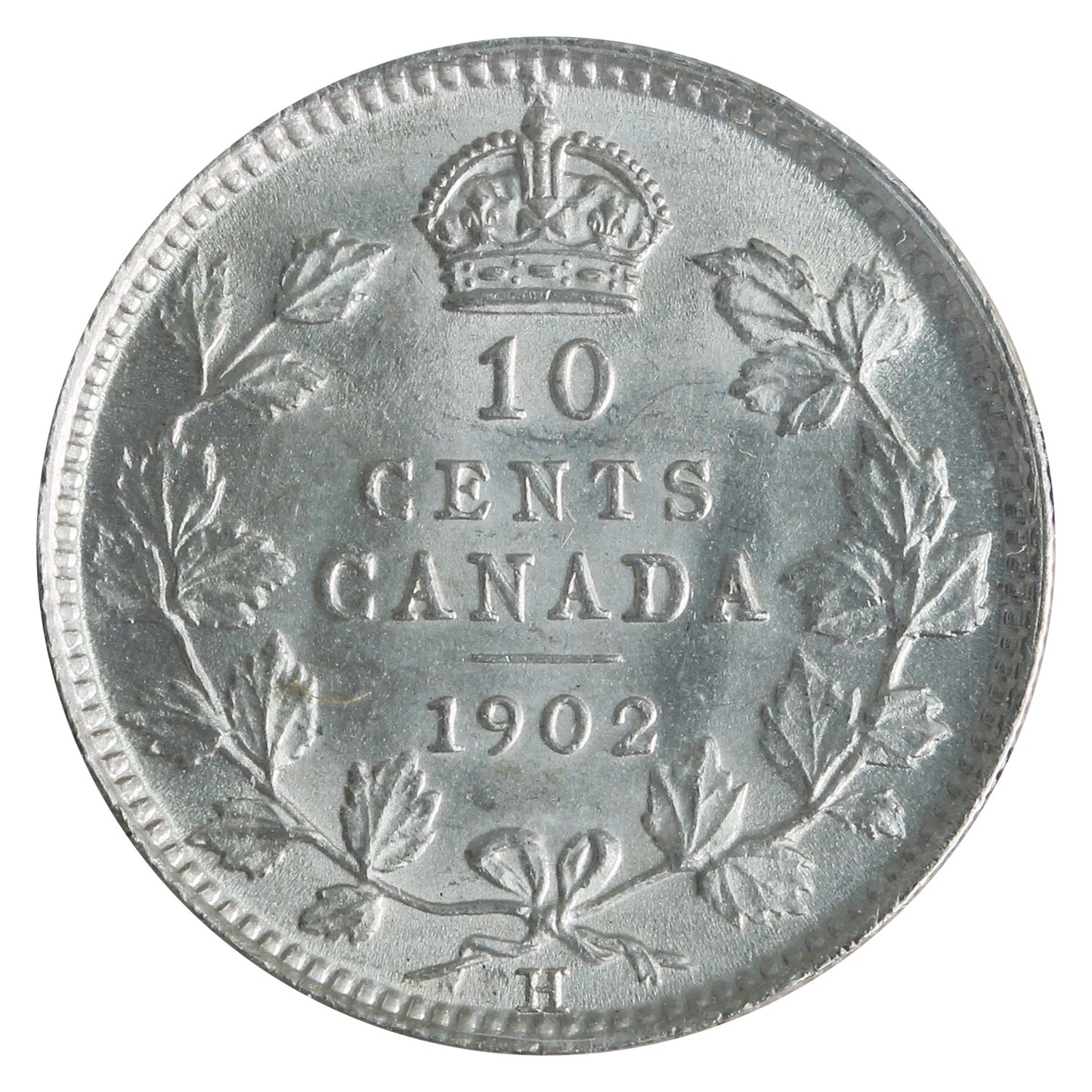 1902H Canada 10-cents ICCS Certified MS62 (XXR 652)