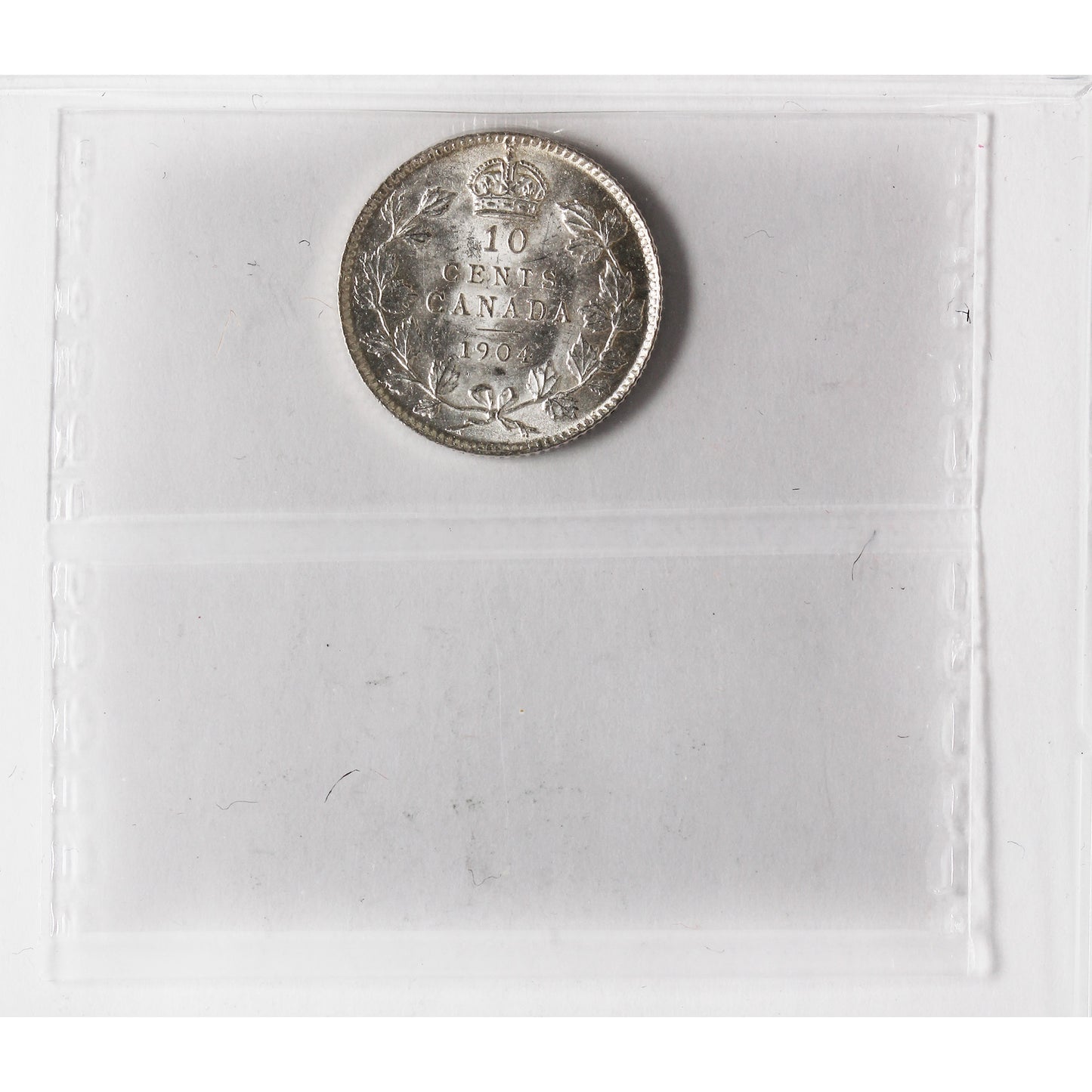 1904 Canada 10-cents ICCS Certified MS62 (XXR 654)