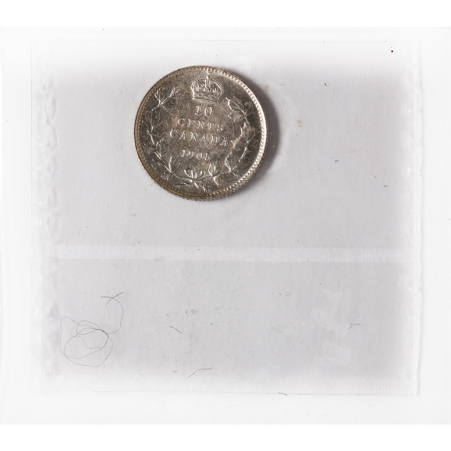 1905 Canada 10-cents ICCS Certified AU55