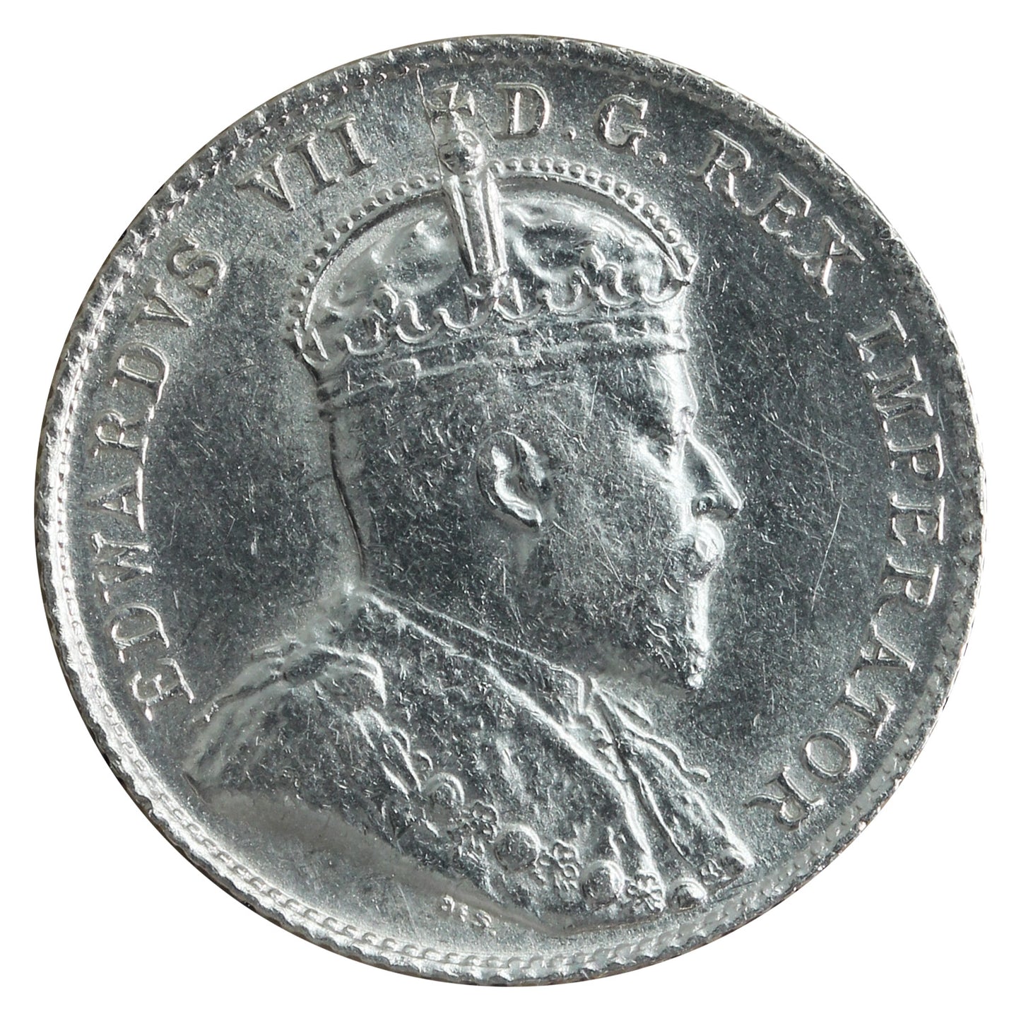 1909 Broad Leaves Canada 10-cents ICCS Certified AU50
