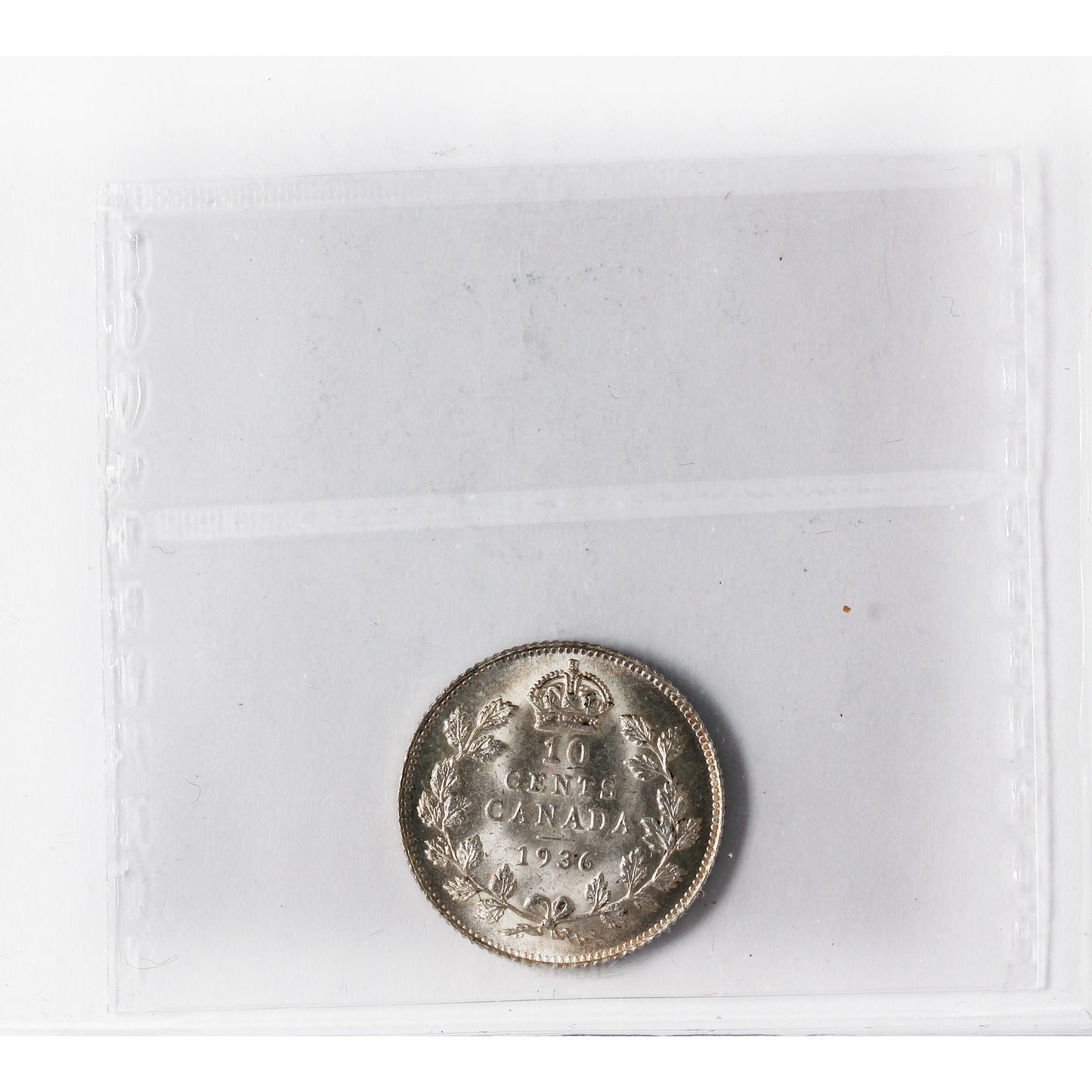 1936 Canada 10-cents ICCS Certified MS65 (XKV 186)