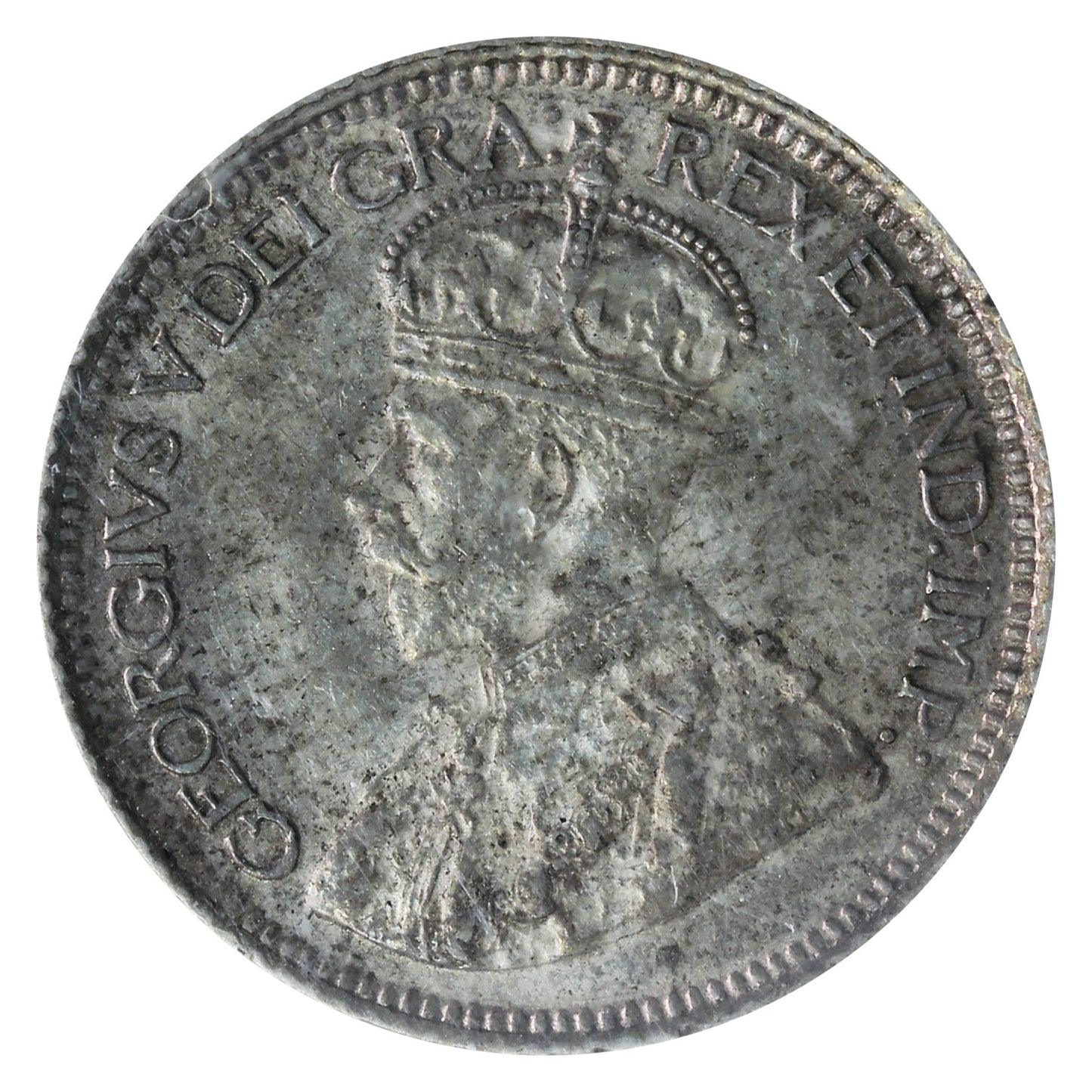 1936 Bar Canada 10-cents ICCS Certified AU50
