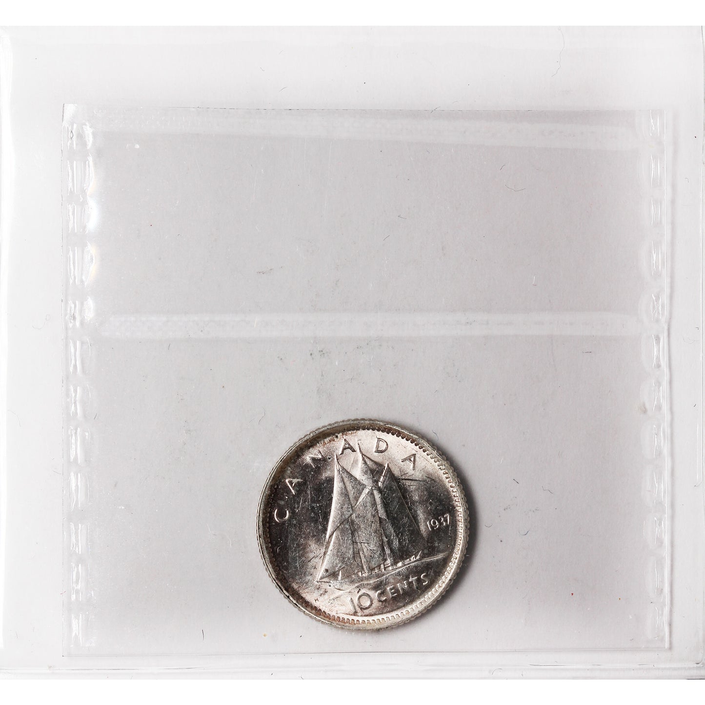 1937 Canada 10-cents ICCS Certified MS62