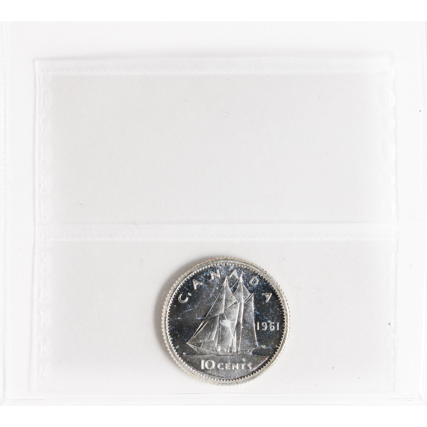 1961 Canada 10-cents ICCS Certified PL65 Heavy Cameo