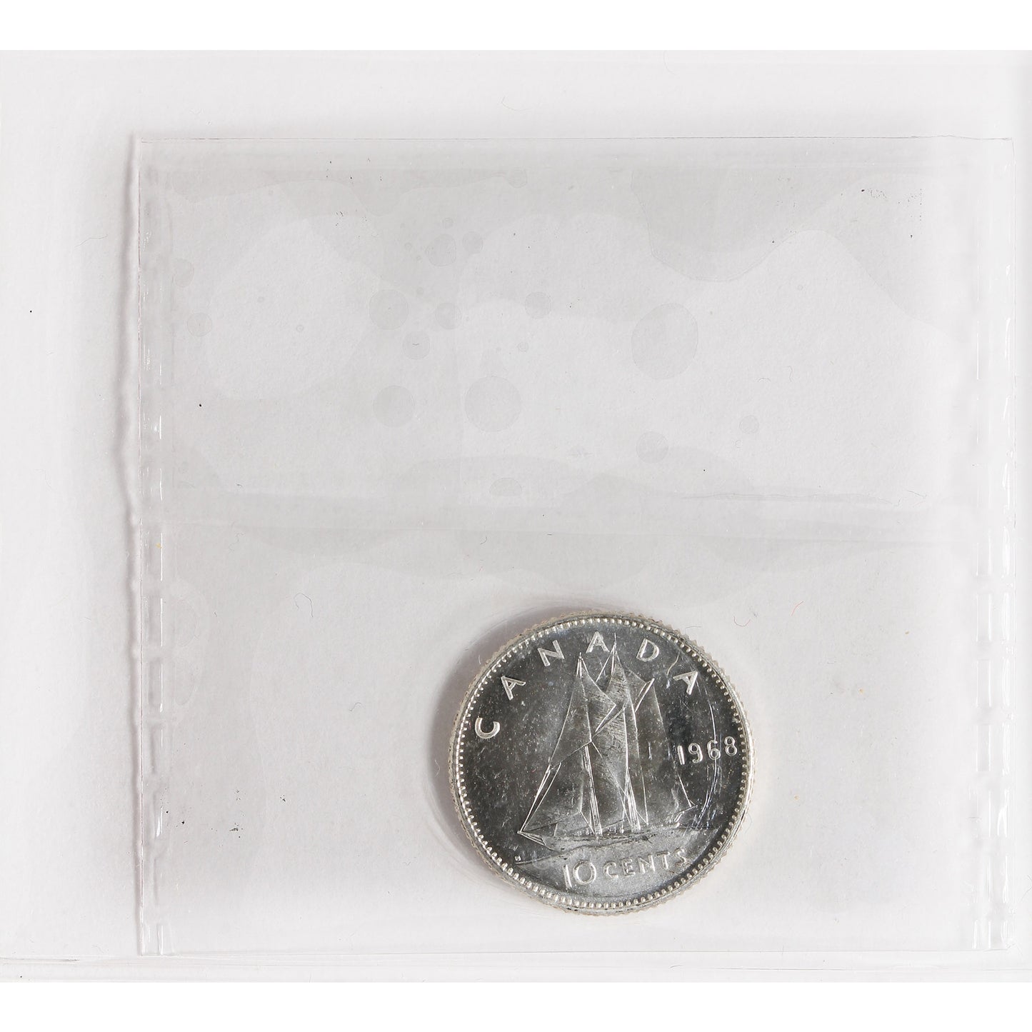 1968 Silver Canada 10-cents ICCS Certified MS66 Cameo