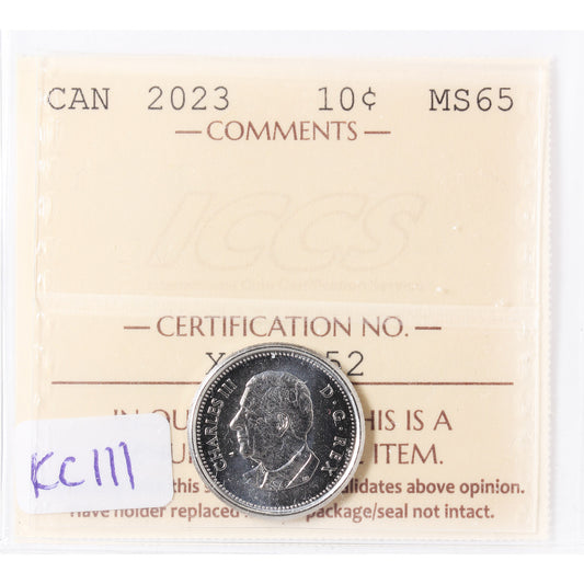 2023 KCIII Canada 10-cents ICCS Certified MS65