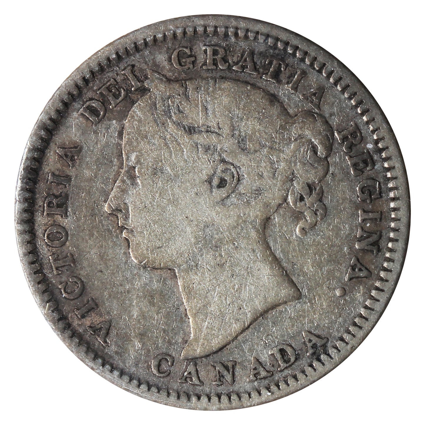 1883H Canada 10-cents ICCS Certified G6