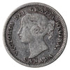 1884 Canada 10-cents ICCS Certified F-12