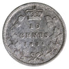 1884 Canada 10-cents ICCS Certified F-12