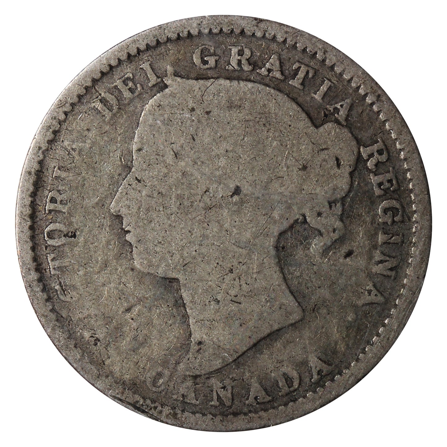 1889 Canada 10-cents ICCS Certified G4