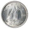 1941 Canada 10-cents ICCS Certified MS-65 (XHT 170)