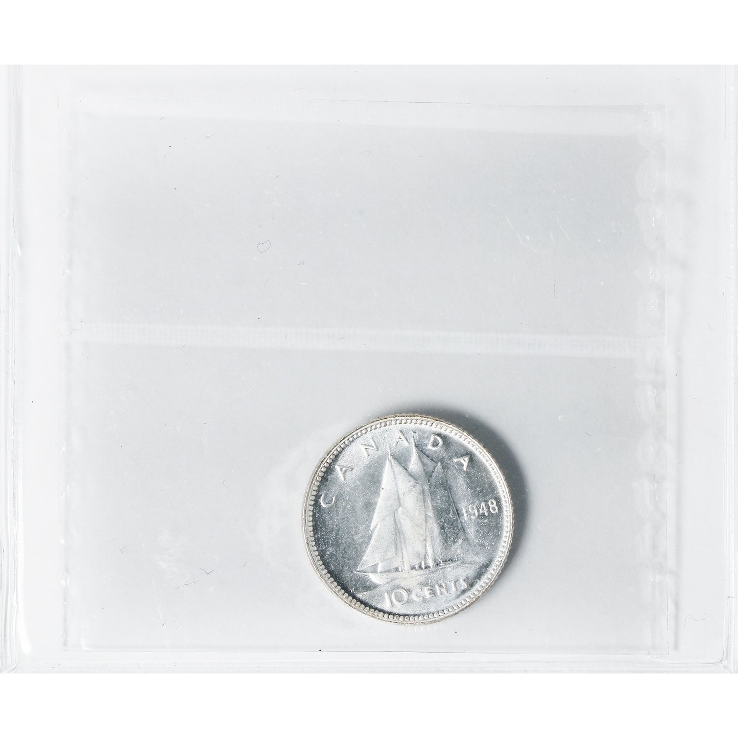 1948 Canada 10-cents ICCS Certified MS65 (XHT 205)
