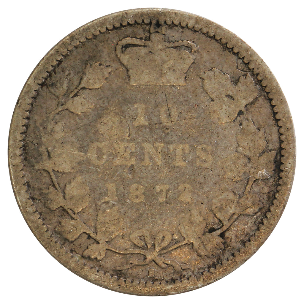 1872H Canada 10-cents Filler $