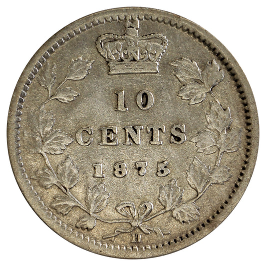 1875H Canada 10-cents VF-EF (VF-30) $