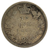 1881H Obv. 1 Canada 10-cents G-VG (G6)