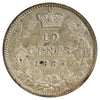 1885 Obv. 4 Canada 10-cents VF-EF (VF30) $