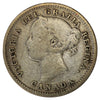 1885 Obv. 4 Canada 10-cents Very Good (VG8) $