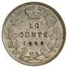1888 Canada 10-cents Almost Uncirculated (AU-50) $