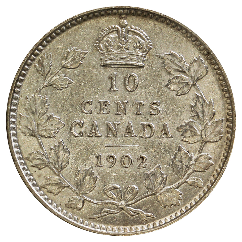 1902 Canada 10-cents EF-AU (EF45) $