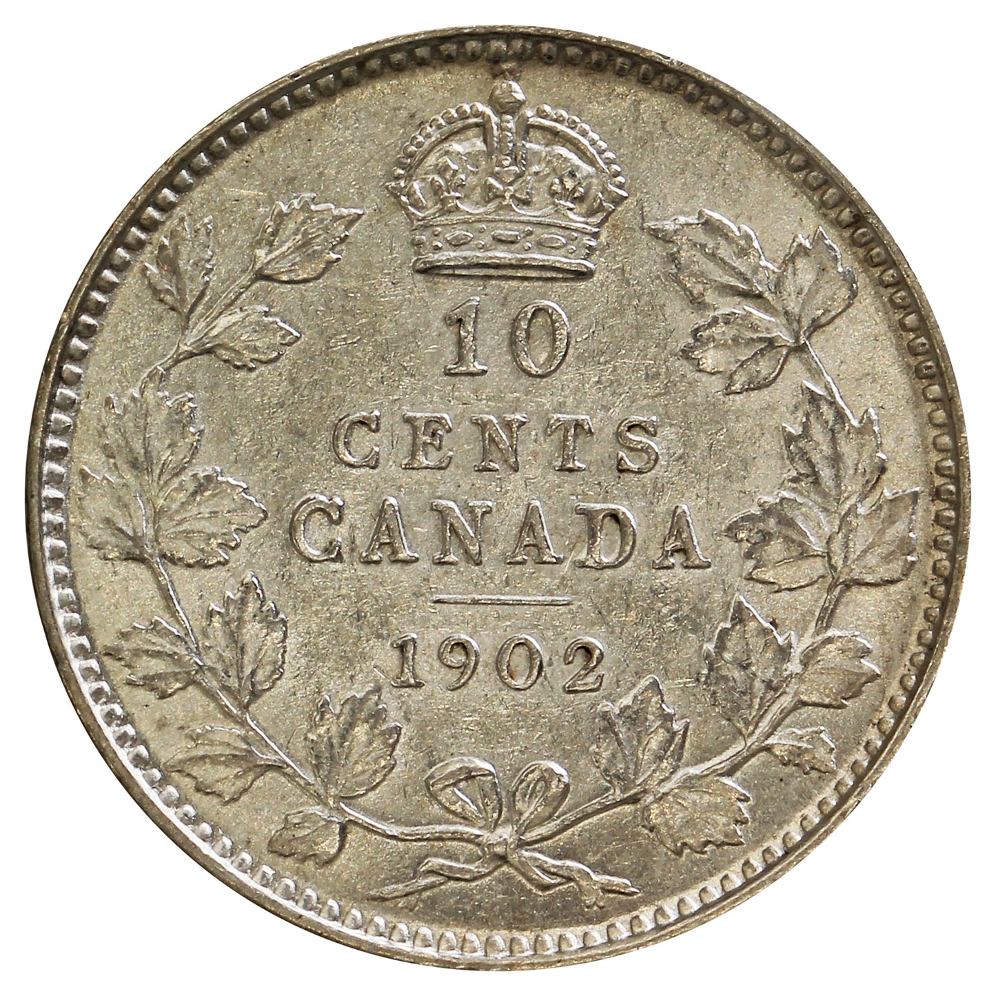 1902 Canada 10-cents EF-AU (EF45) $