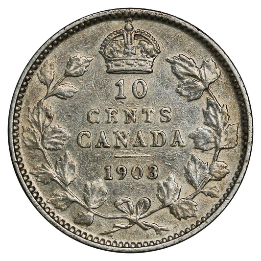 1903 Canada 10-cents Fine (F12)