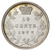 1870 Wide O, 1/1 Canada 10-cents Very Fine (VF20) $