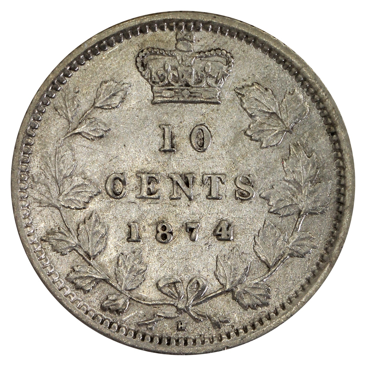1874H Canada 10-cents EF-AU (EF45) $