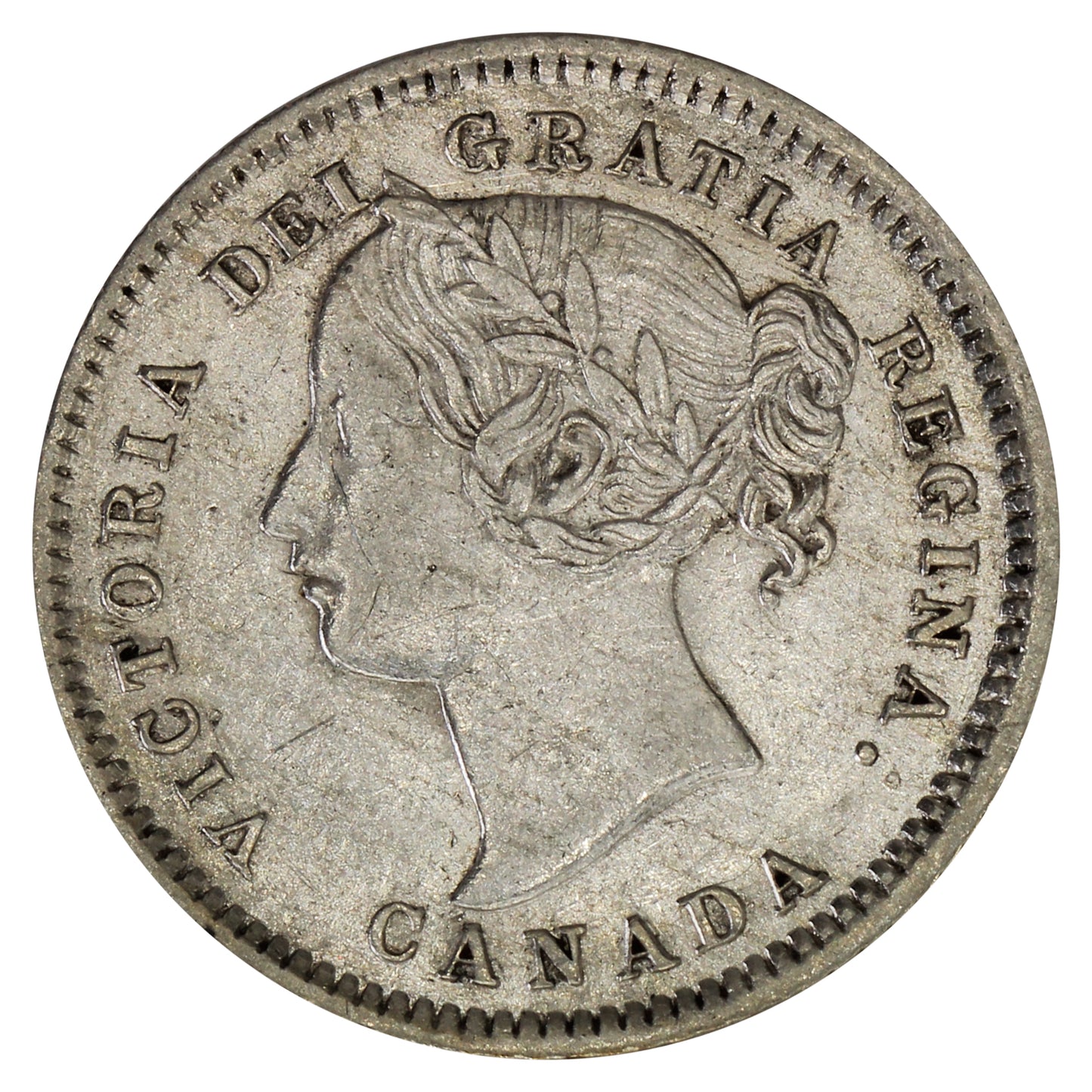 1874H Canada 10-cents EF-AU (EF45) $