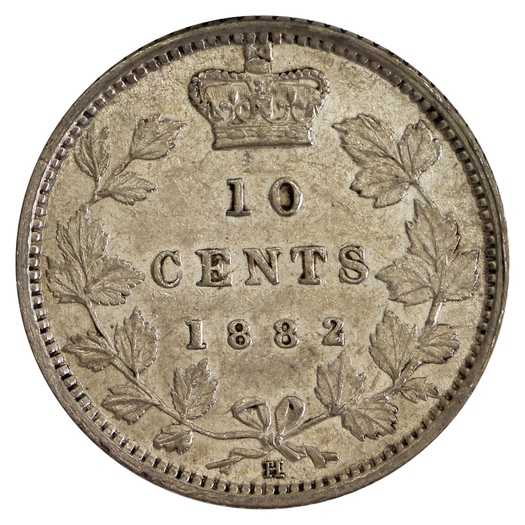 1882H Canada 10-cents EF-AU (EF45) $