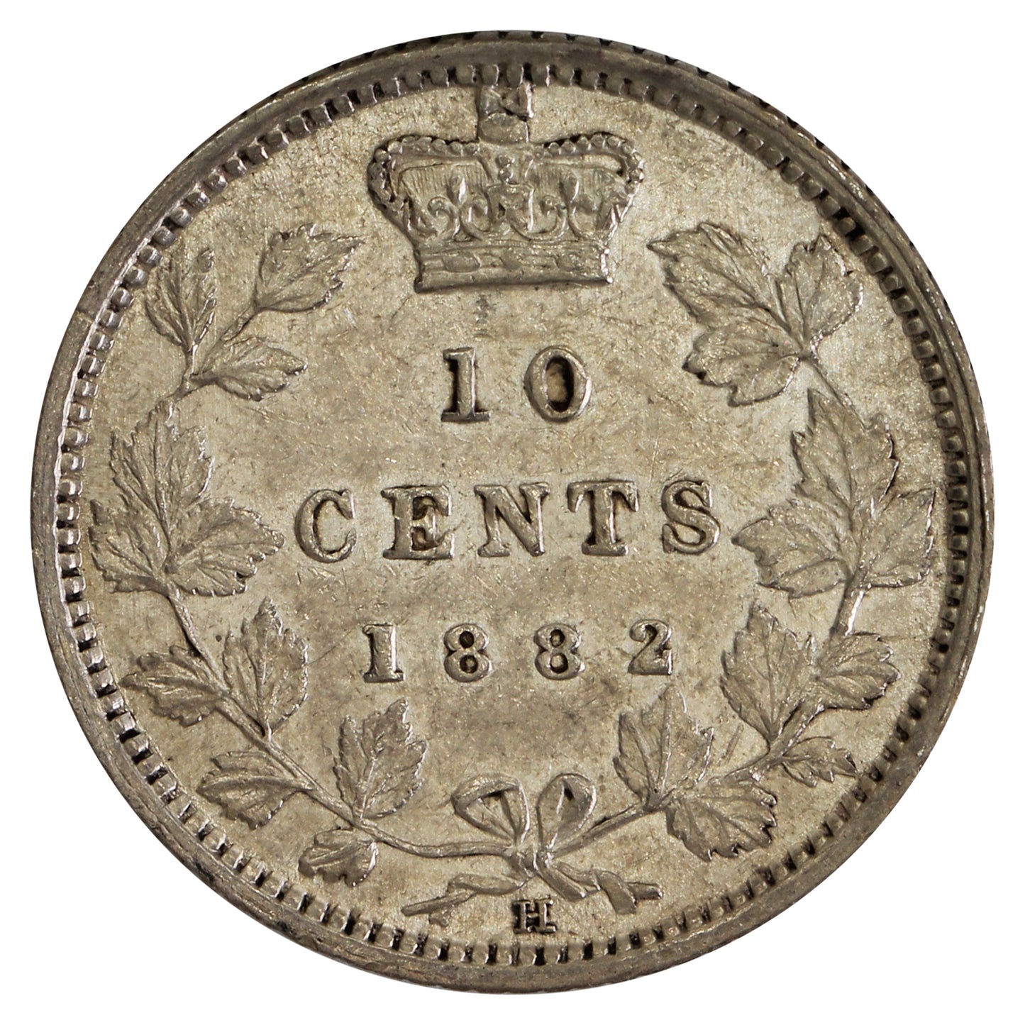 1882H Canada 10-cents EF-AU (EF45) $
