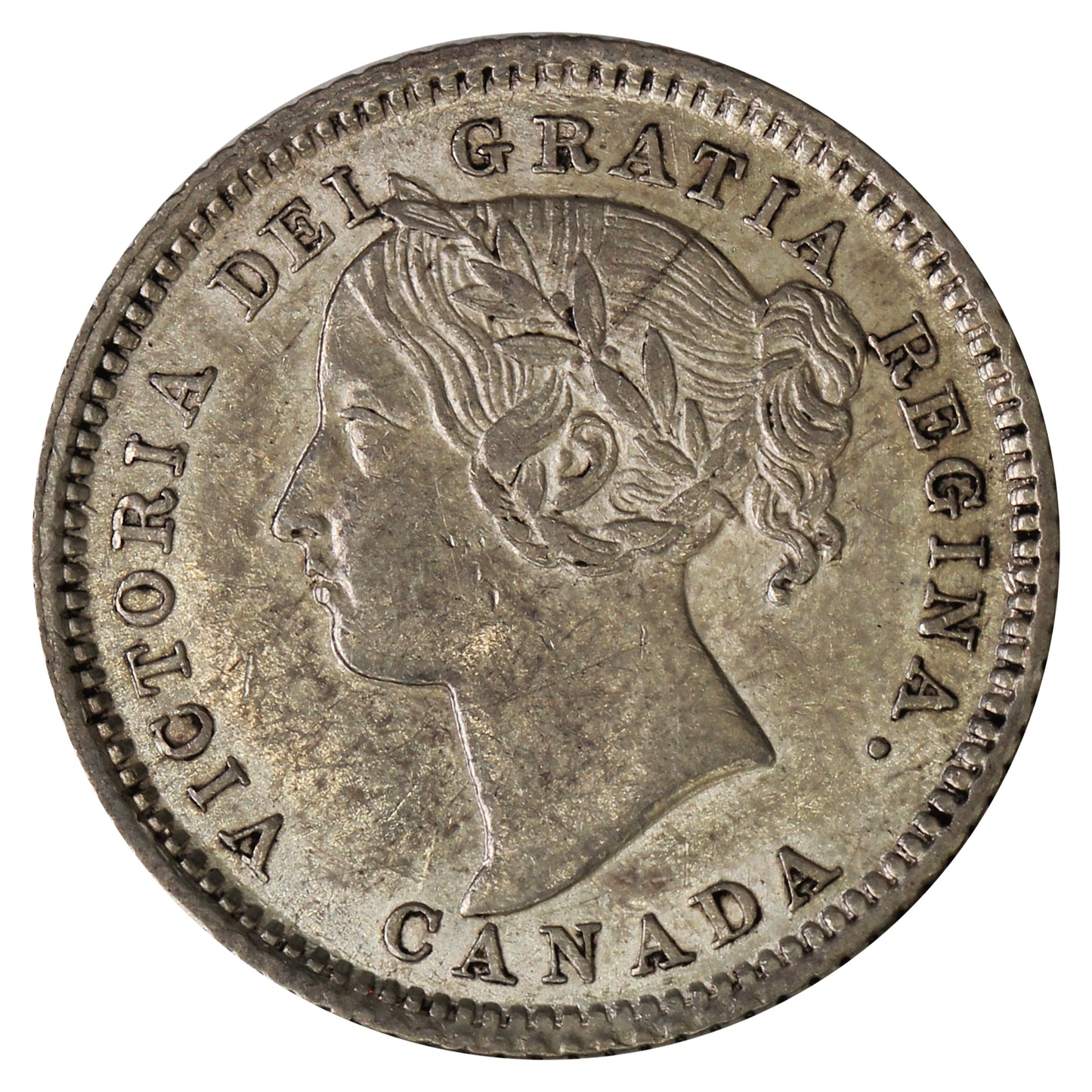 1882H Canada 10-cents EF-AU (EF45) $