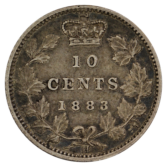 1883H Canada 10-cents VF-EF (VF30) $