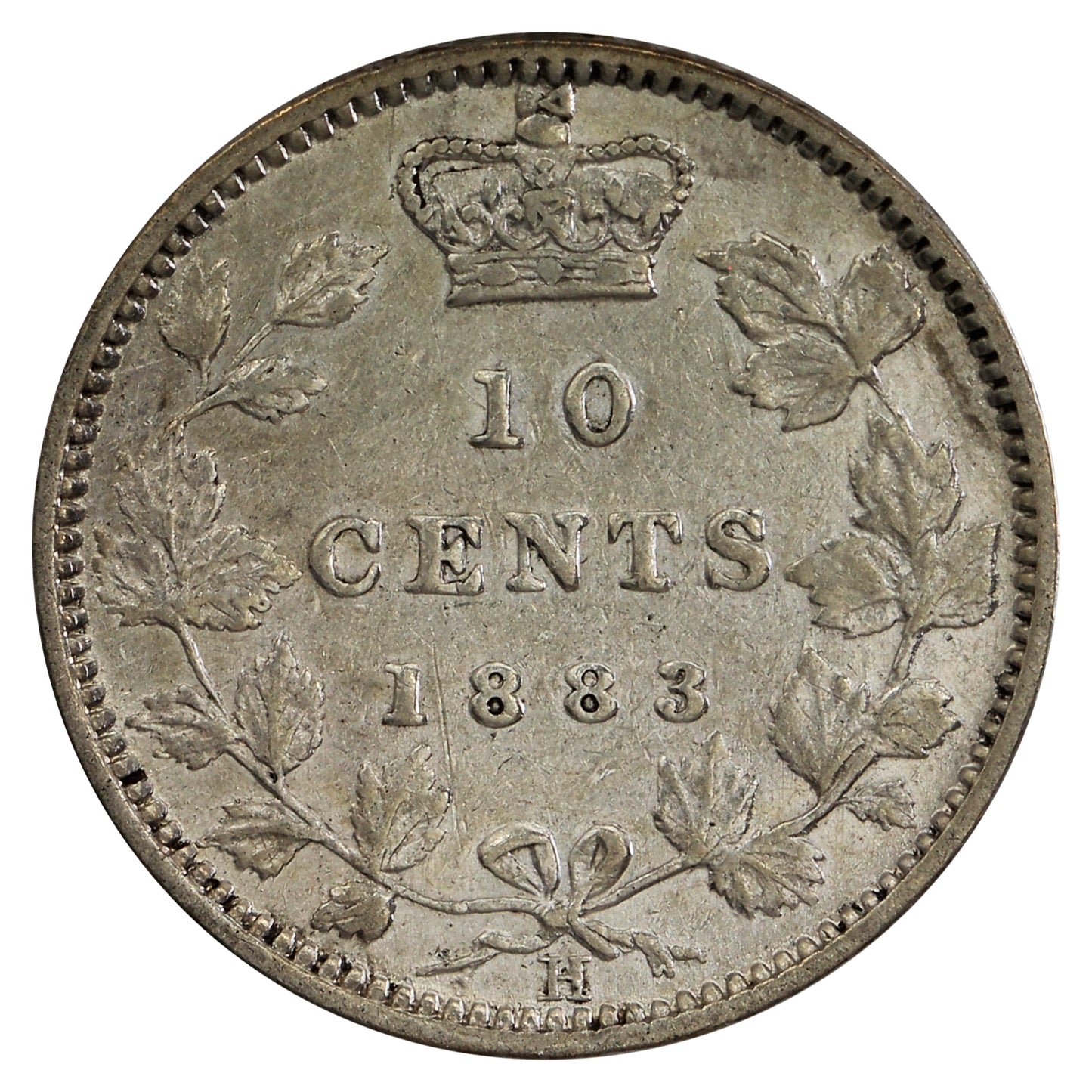 1883H Canada 10-cents Very Fine (VF20) $